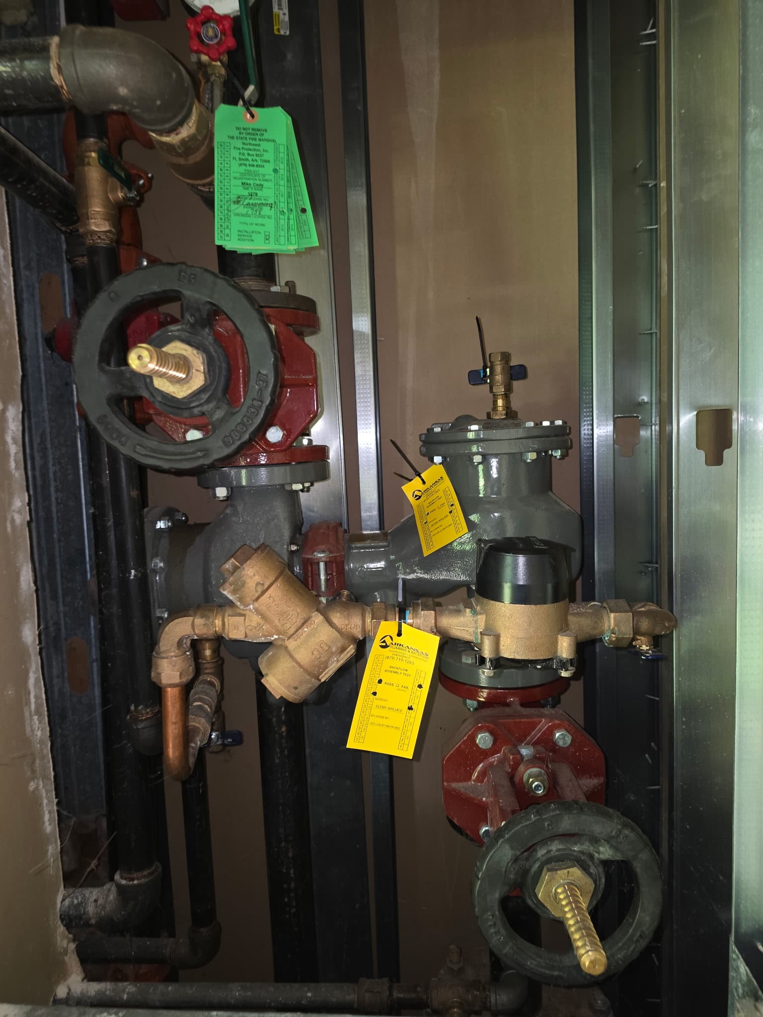 Backflow testing and repair on a prevention assembly